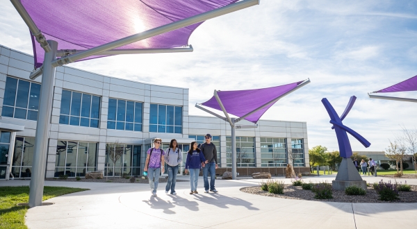 Students have a sense of community on the K-State Salina campus.