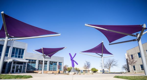 The "K" Sculpture at the K-State Salina campus