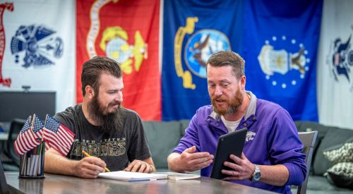 K-State Salina provides a welcoming and productive environment for its military-connected and veteran students. With services and support, military-connected students have many opportunities for growth and success.