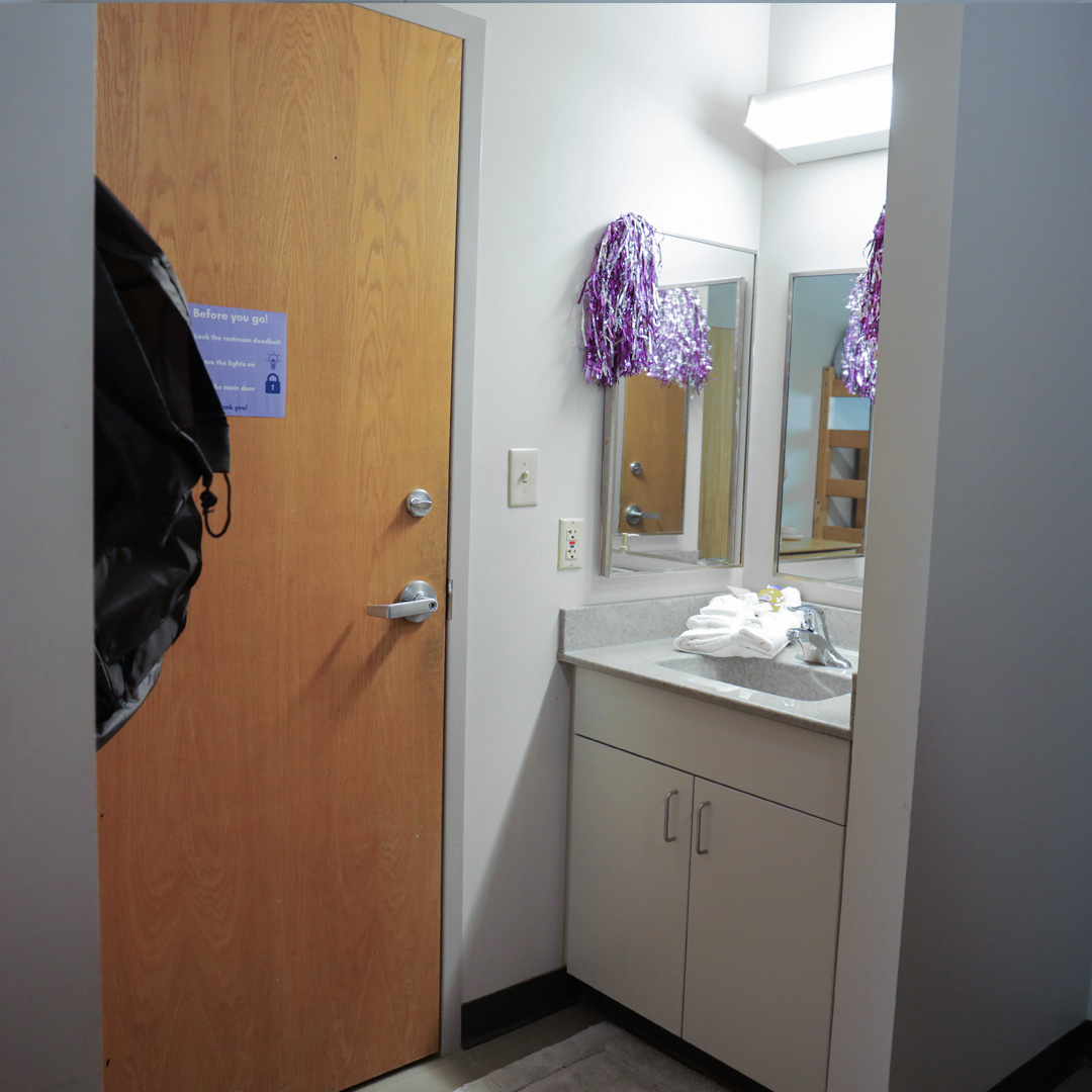 Schilling Hall bathroom/sink