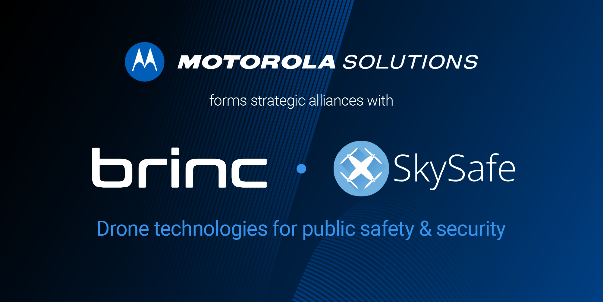 Logo Motorola and BRINC
